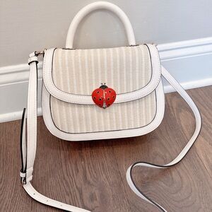 NWT Kate Spade Dottie Puffy Top Handle Ladybug Crossbody  KA790